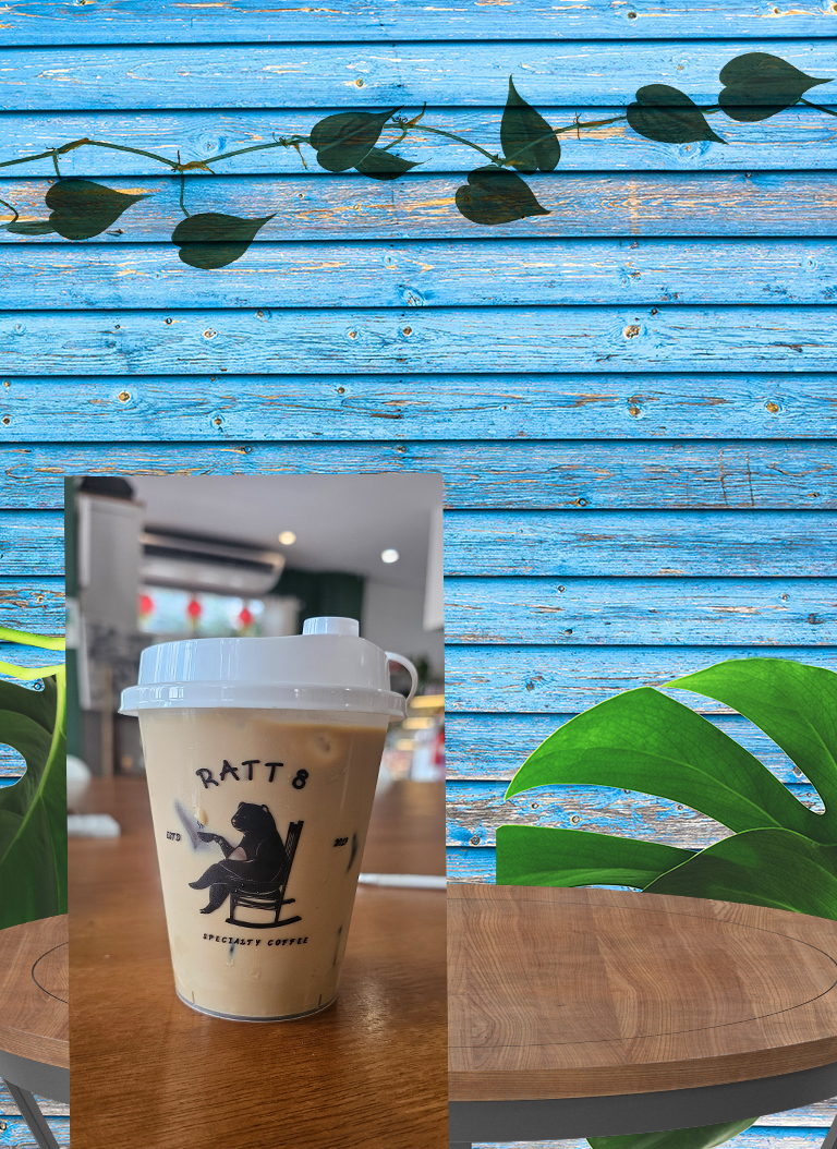 Photo composition of a drink product presentation